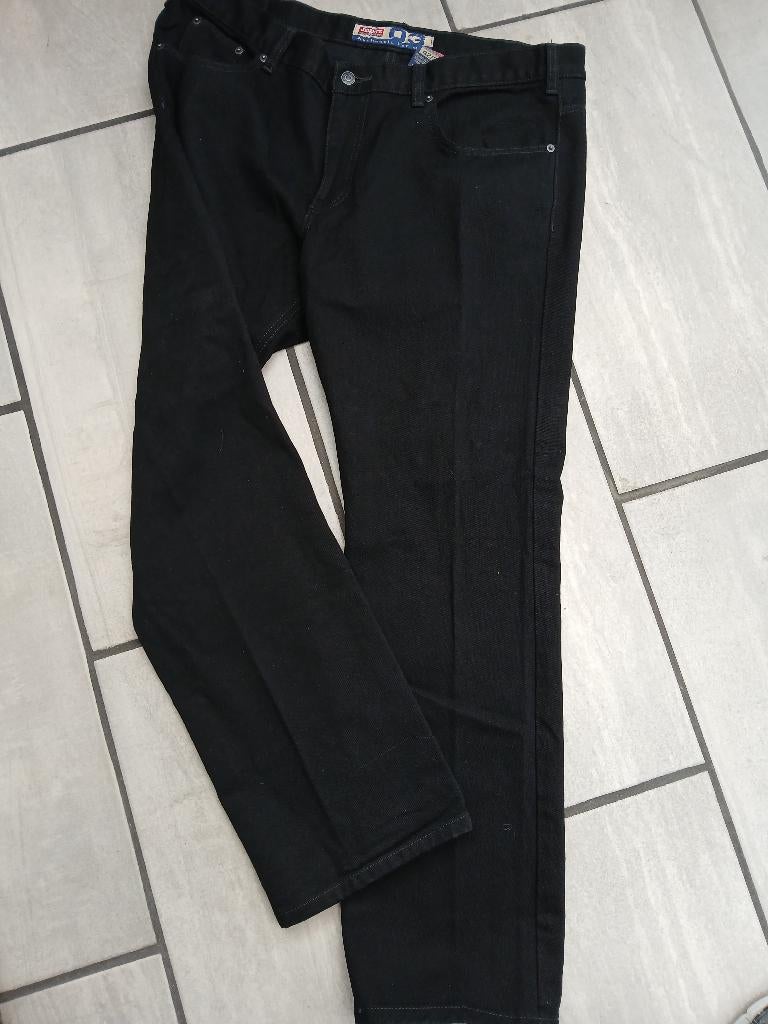 Superruime zwarte Jinglers jeans W42 L32 NIEUW!, Kleding | Heren, Ophalen, Nieuw, Zwart, W40 - W42 (confectie 56/58)