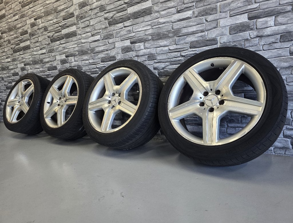 19'' Originele Mercedes AMG breedset! S-klasse W221 W216, Auto-onderdelen, Banden en Velgen, Banden en Velgen, Personenwagen, Zomerbanden