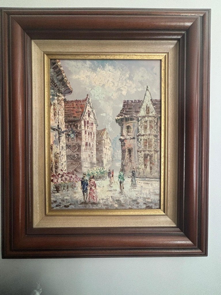 Walter Neuhof of Caroline Burnett – 30 x 38, Ophalen, Doek, Handgeschilderd, Olieverf