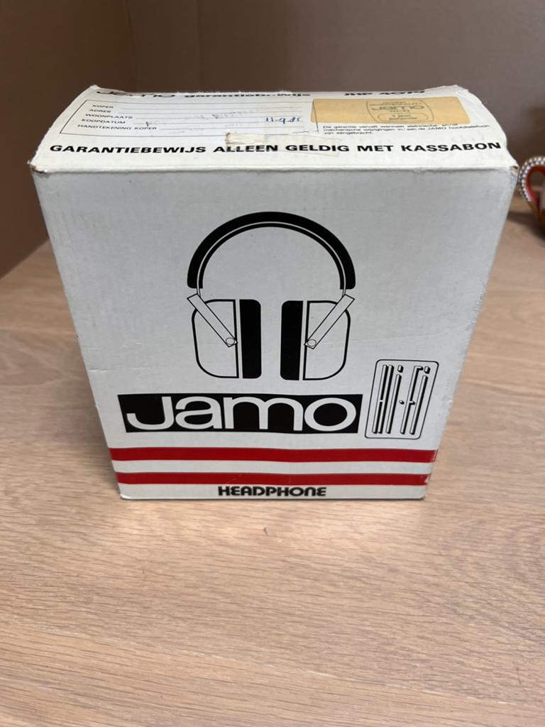 Vintage Jamo JHP-4079 Hi-Fi Koptelefoon in doos, Ophalen of Verzenden, D, Overige merken, D