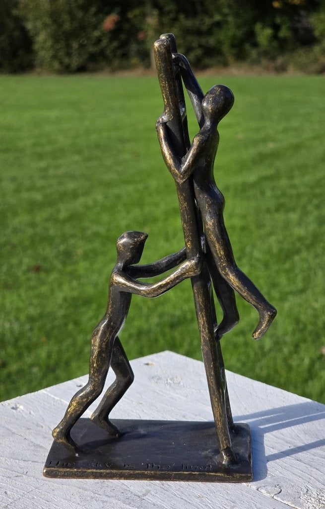 THE SKY IS THE LIMIT // Bronzen beeld, Ophalen of Verzenden, Handgemaakt, Brons