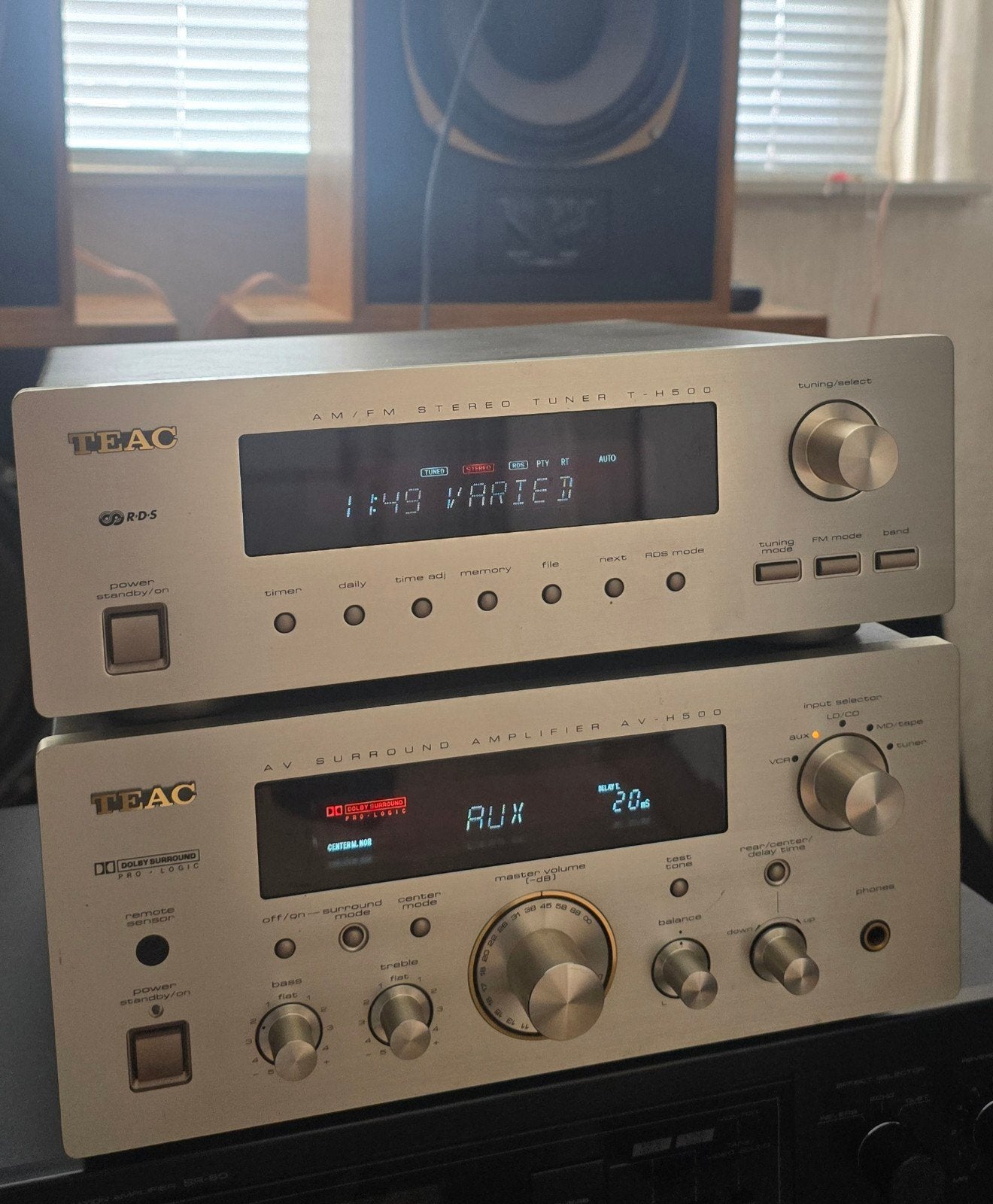 TEAC T-H500 5.1 zeldzaam Tuner en AV-H500, Overige merken, Gebruikt, Tuner of Radio, Losse componenten