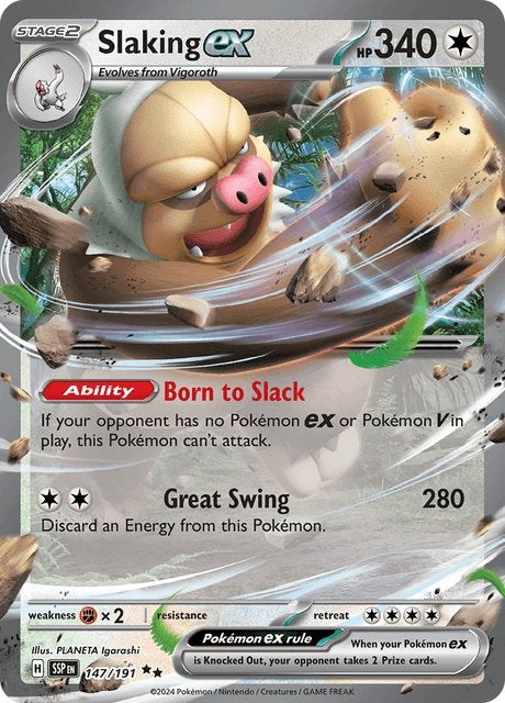 Slaking EX 147 - Surging Sparks, Ophalen of Verzenden, Nieuw, Losse kaart, Foil