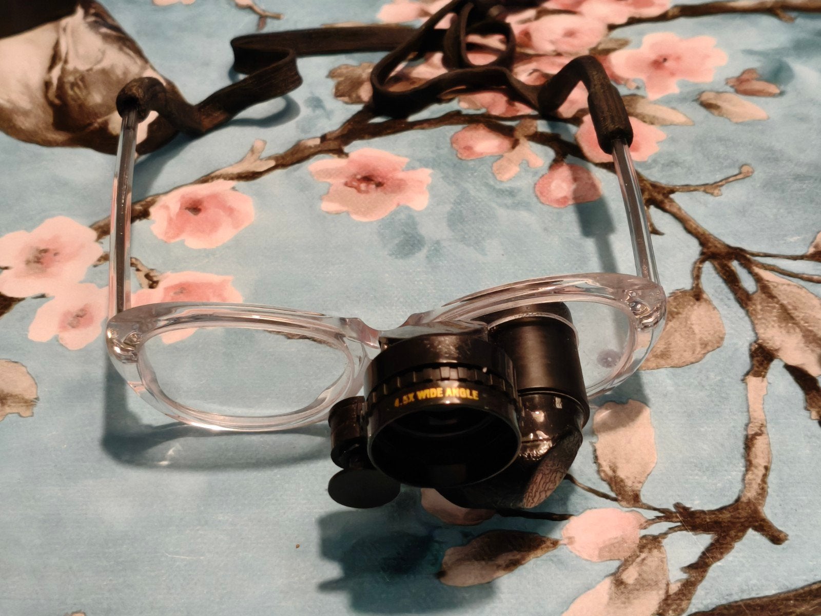 Beecher Mirage Rimless View Loepbril 4.5x Wide Angle, Ophalen of Verzenden, Gebruikt, Vergrootglas of Loep