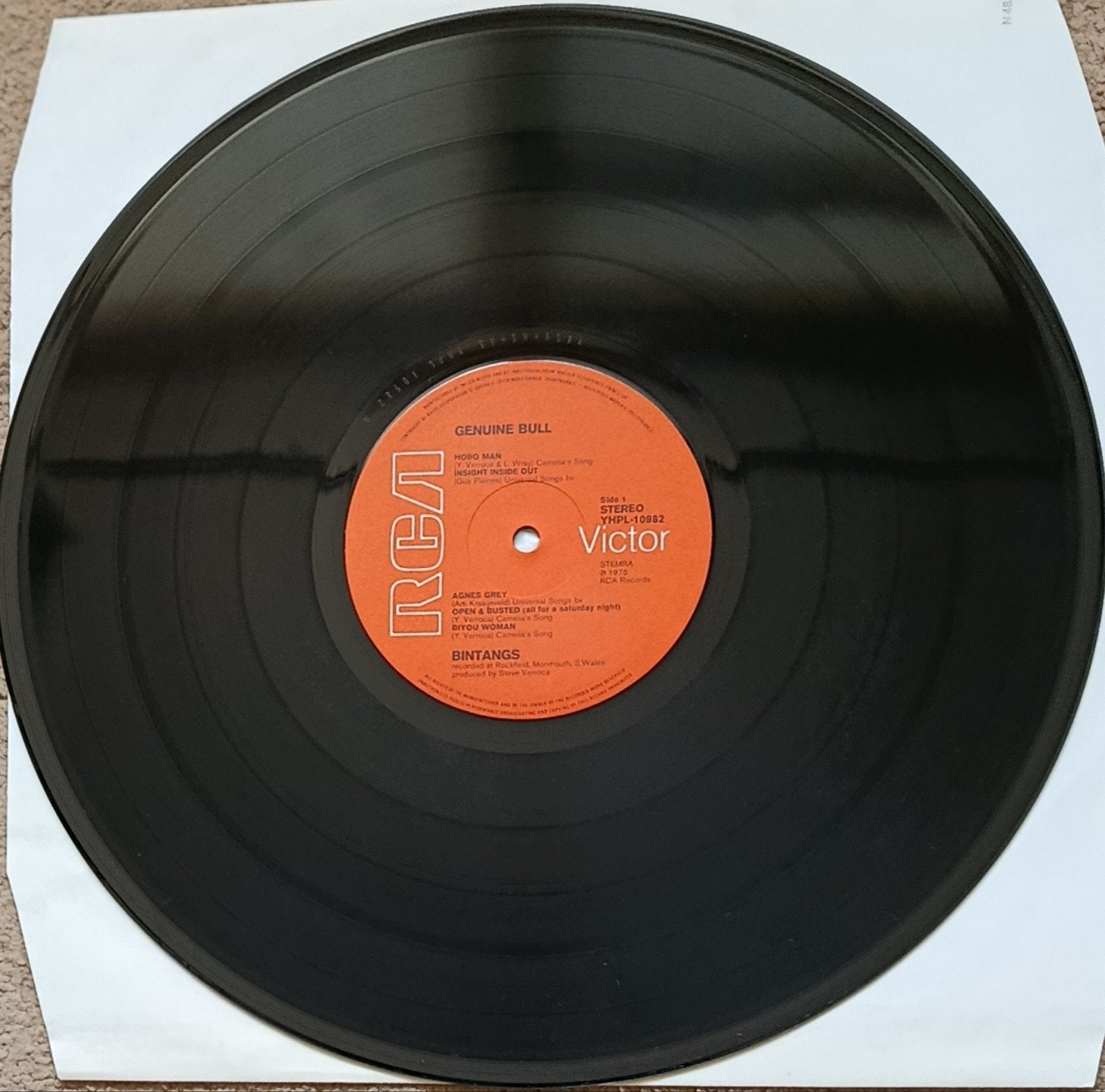Bintangs - Genuine Bull LP (1975) Blues Rock Vinyl, LP, Gebruikt, Bluesrock, Originele persing