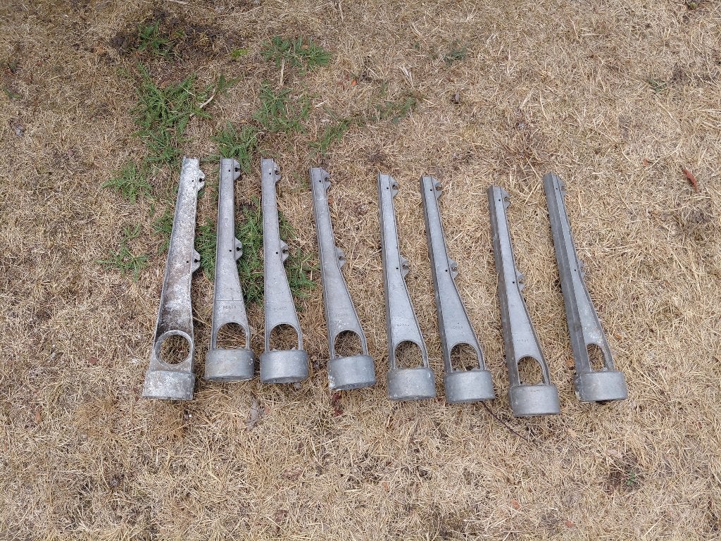 8x Heras puntdraadkop recht aluminium prikkeldraadhouders, Weidegang