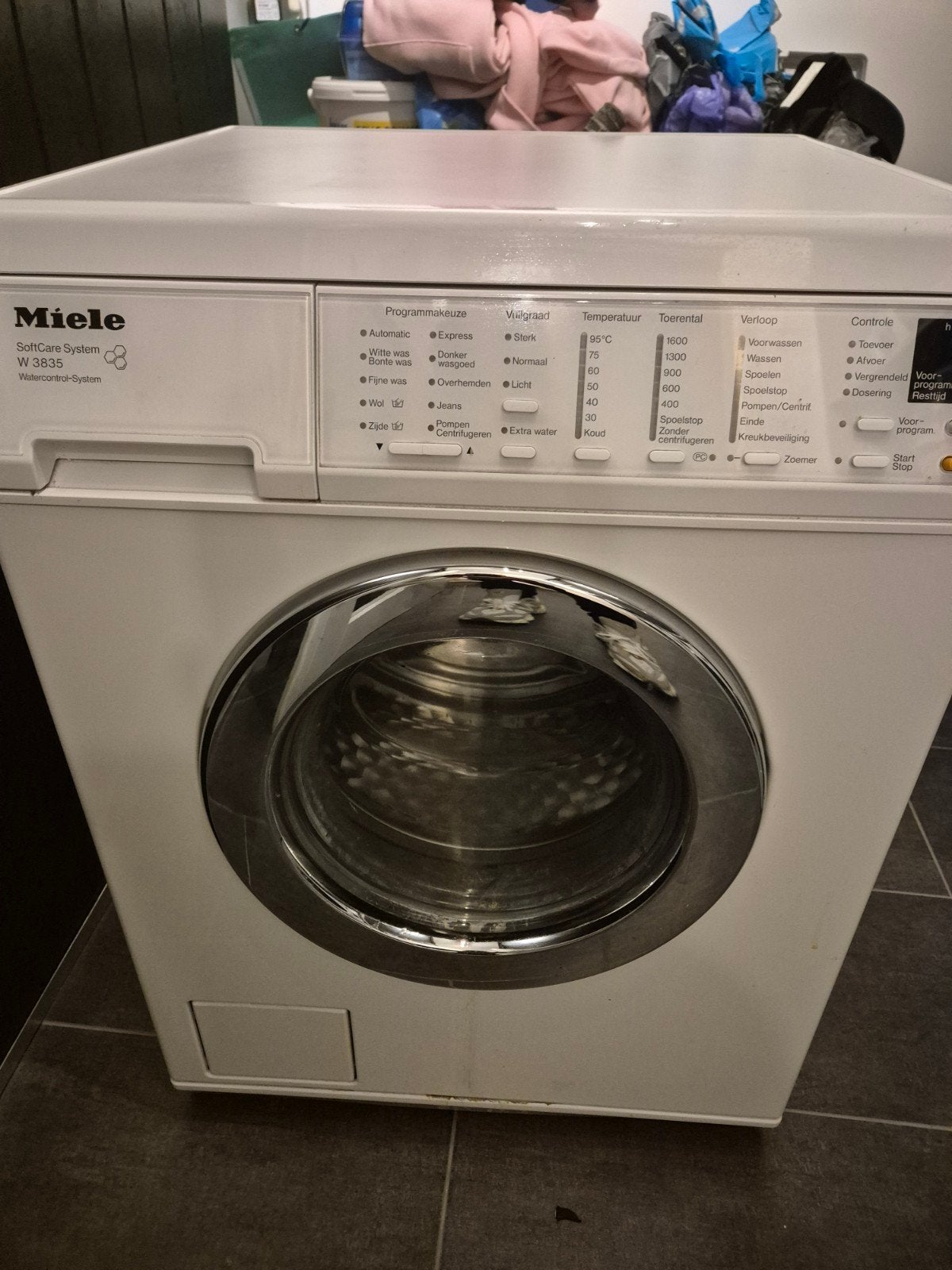 Miele W 3835 SoftCare System Wasmachine, 6 tot 8 kg, Gebruikt, Ophalen of Verzenden, 1600 toeren of meer