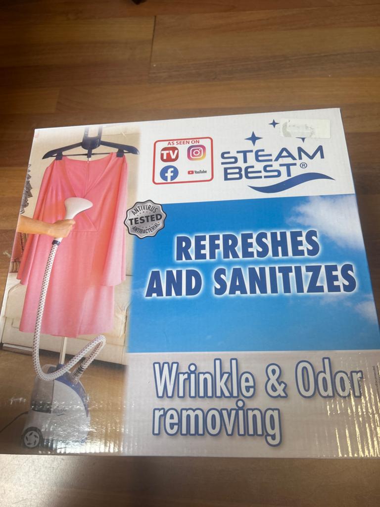 Steam Best Kledingstomer - Nieuw in doos, Witgoed en Apparatuur, Stoomapparaten, Ophalen of Verzenden, Nieuw, Kledingstomer