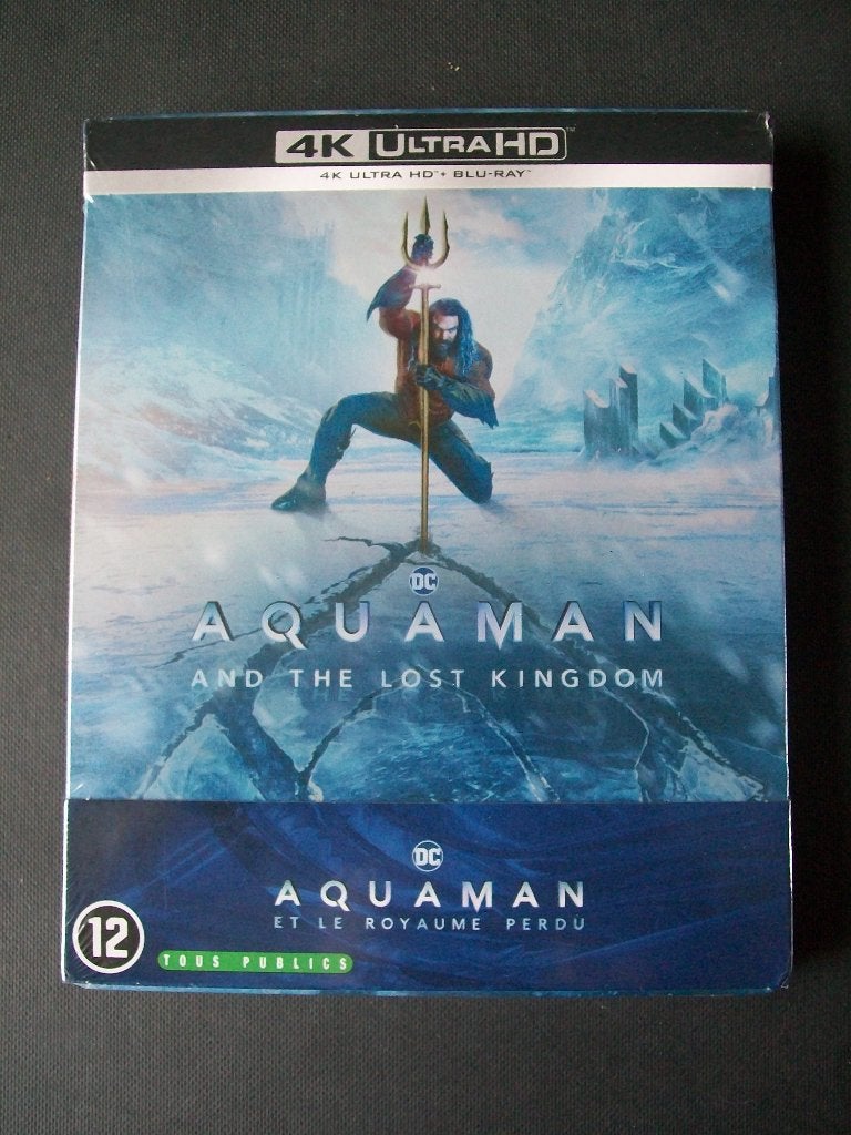 Blu-ray 4K Ultra HD Steelbook: Aquaman And The Lost Kingdoms, Avontuur, Verzenden, Nederlands, Film