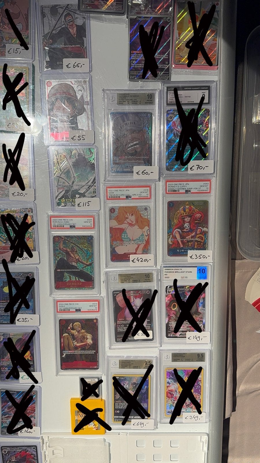 One piece tcg, Ophalen