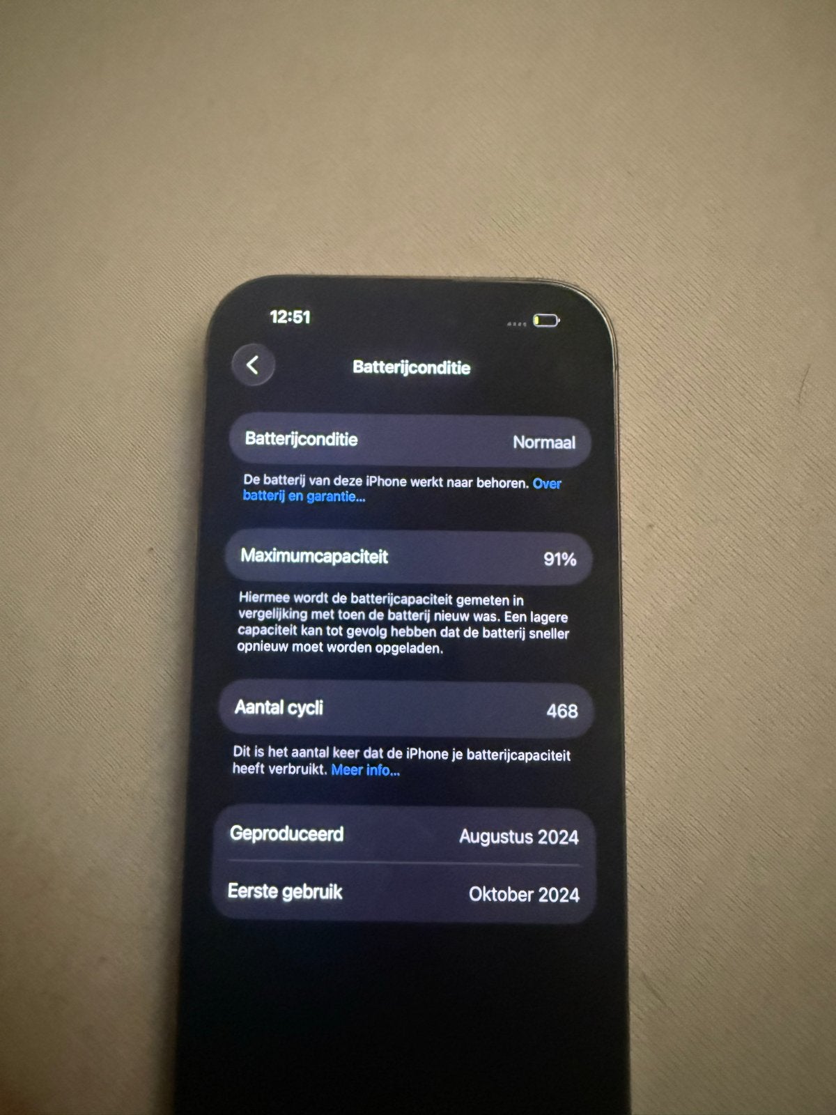 iPhone 16 Pro Goudkleurig - Zo goed als nieuw, Ophalen, Zo goed als nieuw, Goud, IPhone 16 Pro