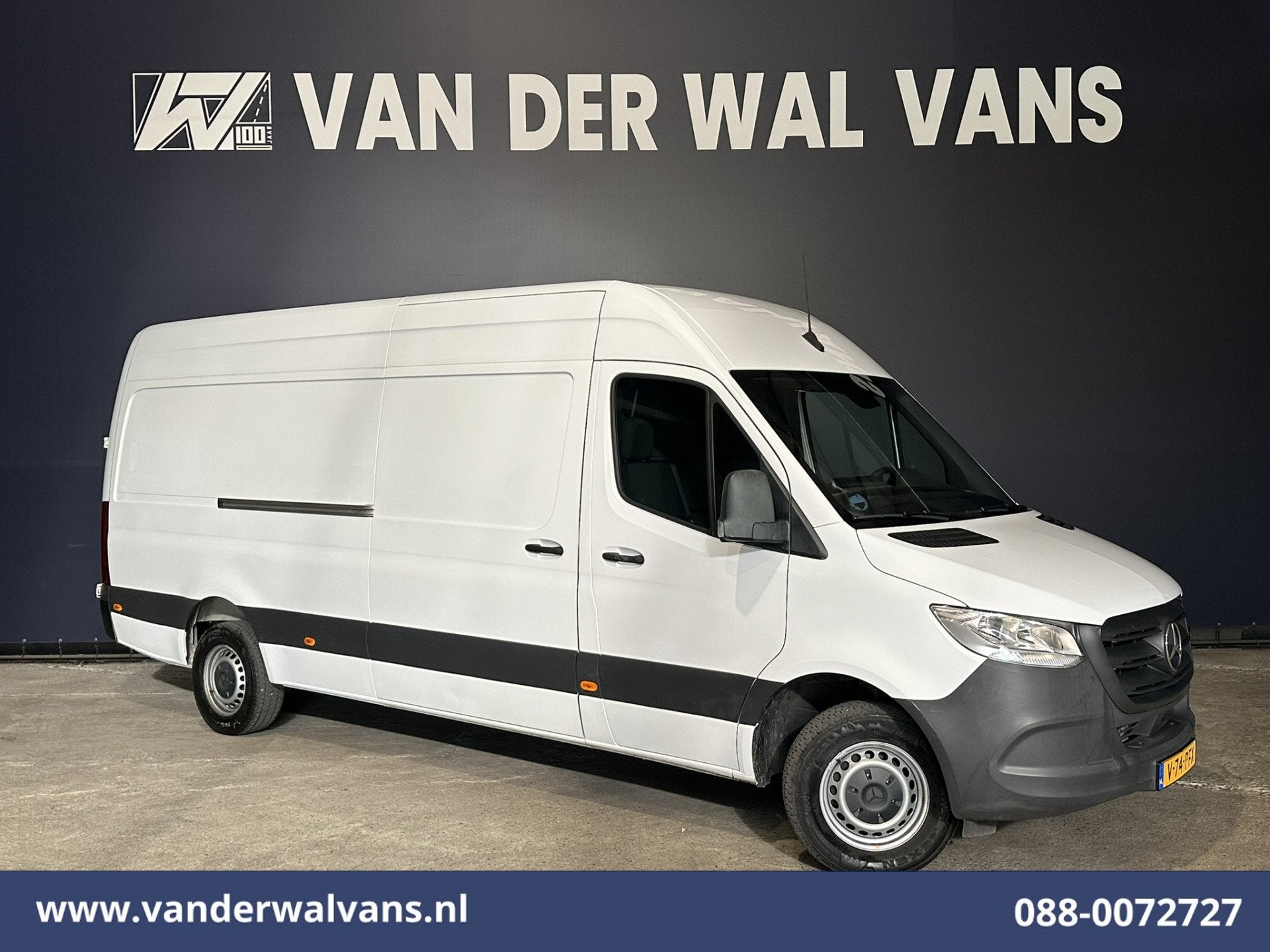 Mercedes-Benz Sprinter 317 CDI 170pk L3H2 Euro6 Airco | Came, Auto's, Gebruikt, 4 cilinders, 2000 kg, Wit