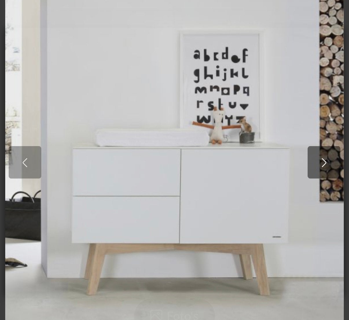 Kidsmill sixties commode, Kinderen en Baby's, Babywiegjes en Ledikanten, Ophalen, Zo goed als nieuw, Ledikant