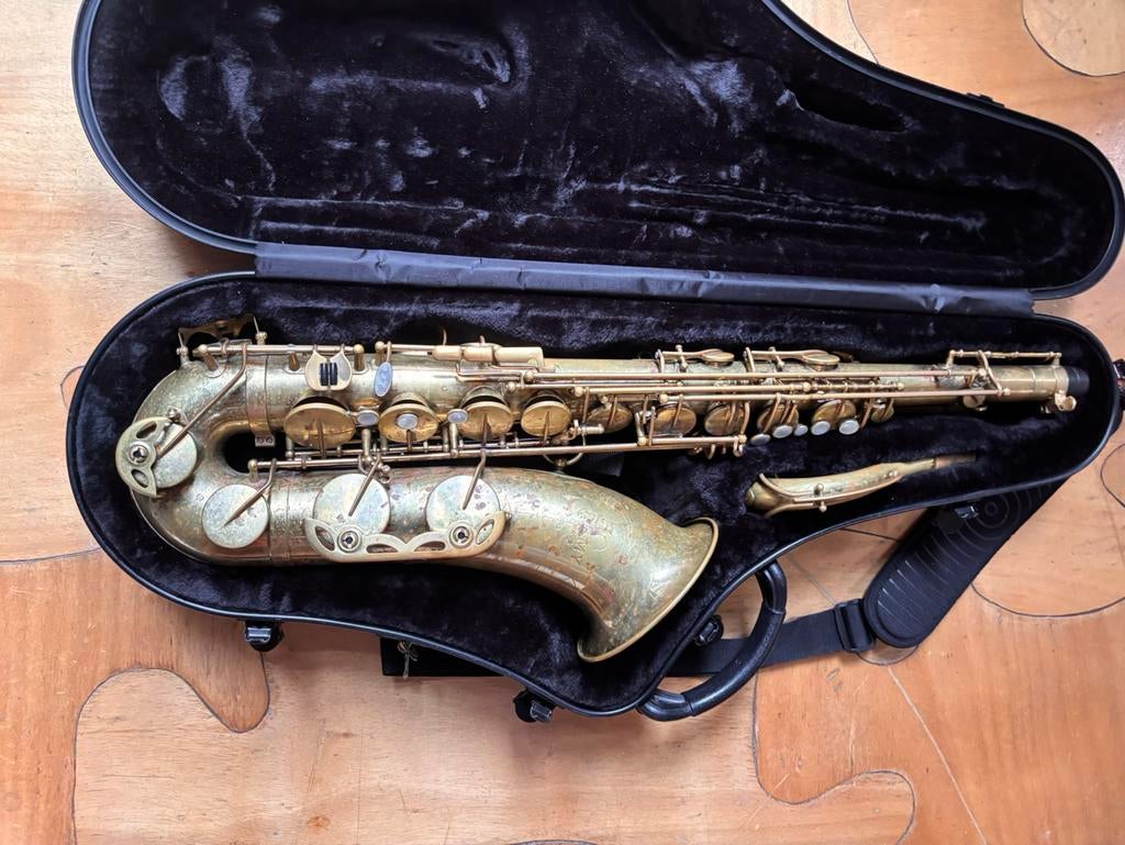 Remy tenor saxofoon, Muziek en Instrumenten, Blaasinstrumenten | Saxofoons, Ophalen of Verzenden, Zo goed als nieuw, Tenor