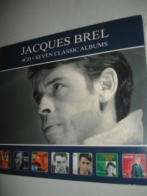 Jacques Brel- 7 Original Albums- BOX- 4-CD- (NIEUW/SEAL), Verzenden, Nieuw in verpakking, Boxset