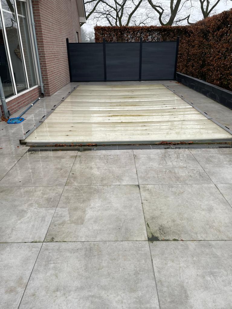 Zwembadafdekking: Veilig & Snel Warm Zwembad, Ophalen, Gebruikt, Minder dan 80 cm, 300 cm of meer