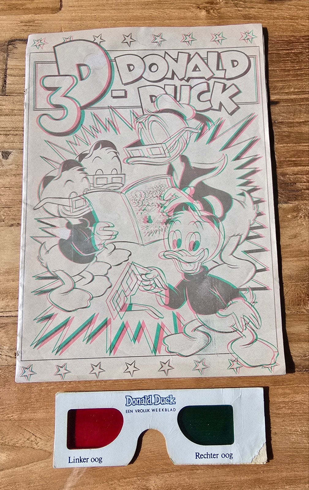 Donald Duck 3d, Boeken, Eén stripboek, Ophalen of Verzenden, Gelezen