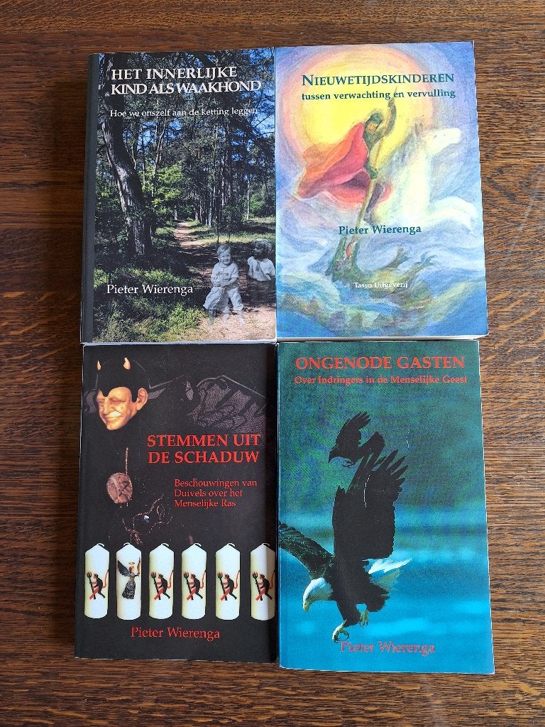Pieter Wierenga 4 boeken, Ophalen of Verzenden, Gelezen, Spiritualiteit algemeen, Overige typen