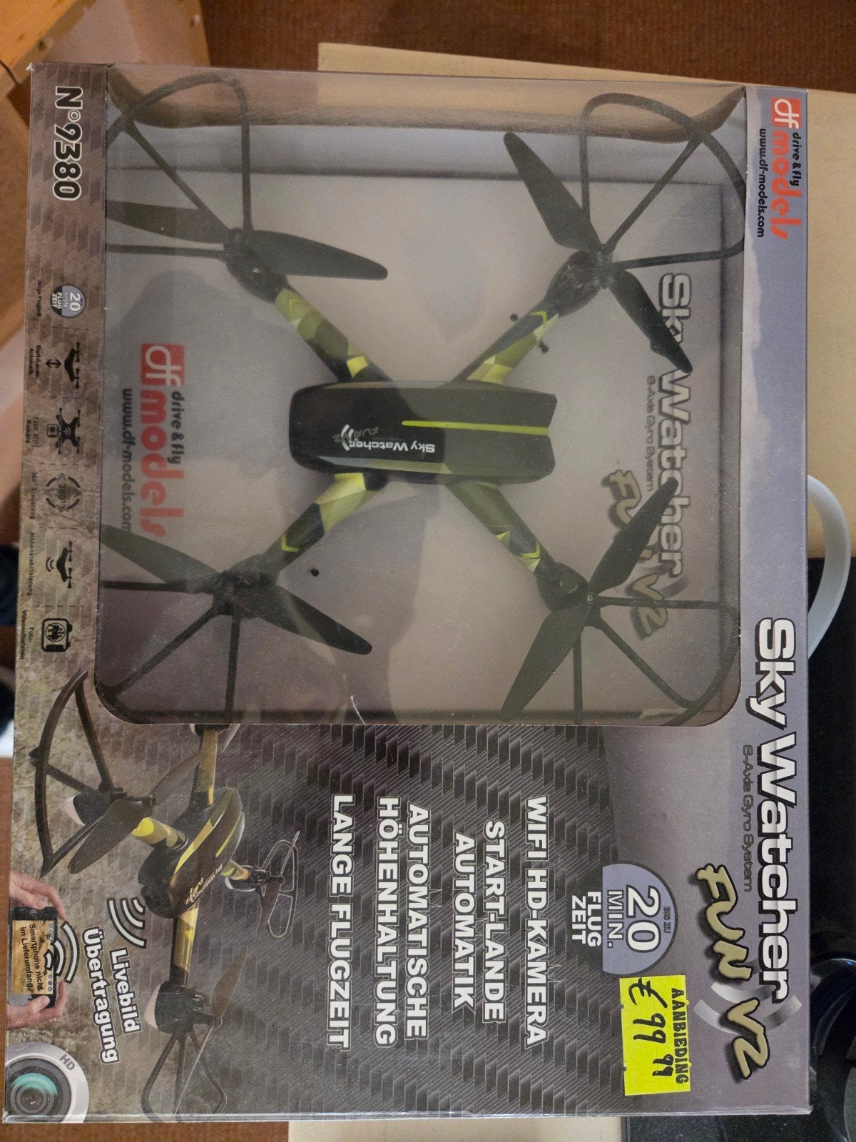 Sky Watcher FUN V2 Drone met HD Camera en Lange Vliegtijd, Ophalen, Overige merken, Altitude Hold, Nieuw