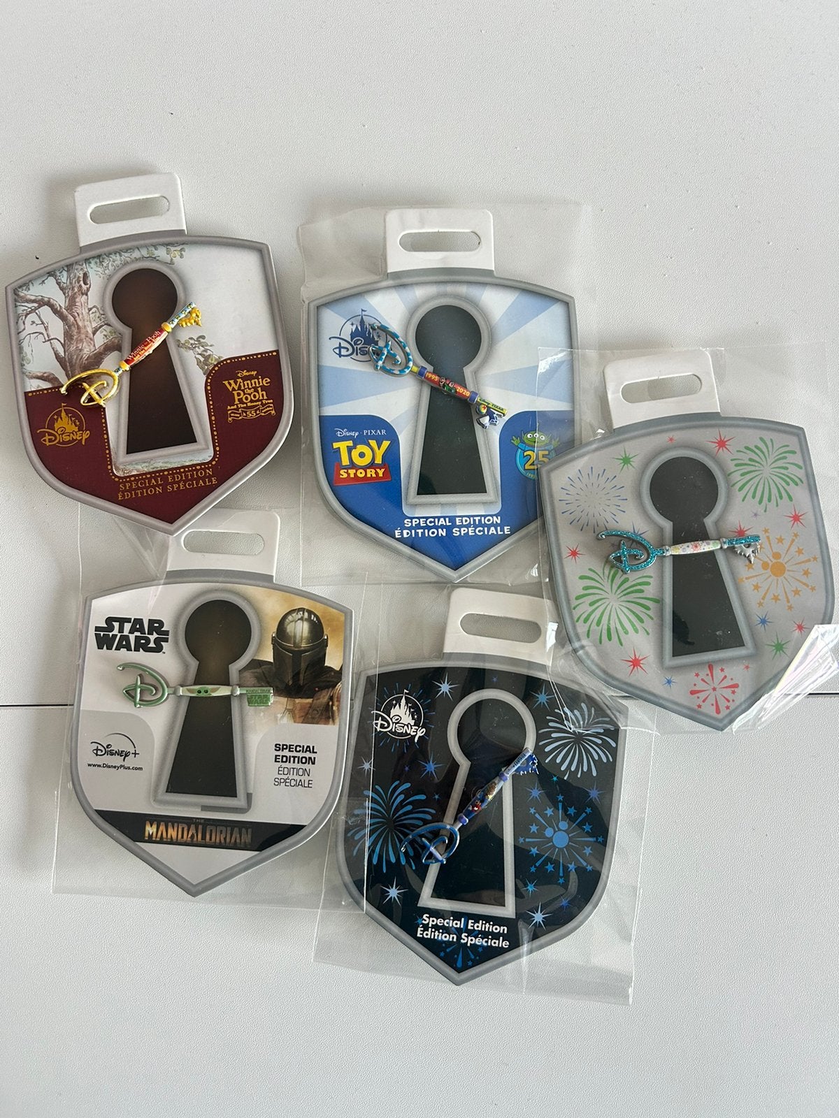Disney sleutel (key) pins, Verzamelen, Ophalen of Verzenden, Zo goed als nieuw, Overige onderwerpen