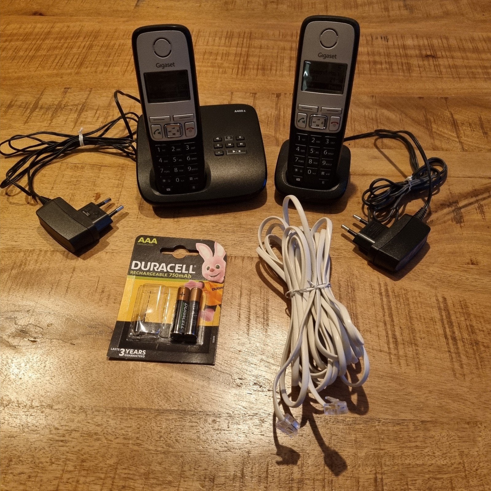 Gigaset A400 duo voor vaste telefonie, Ophalen of Verzenden, Zo goed als nieuw, 2 handsets