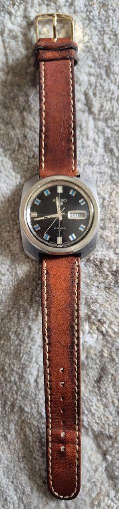 Seiko 5 6119-8220 Automaat Sports herenhorloge., Seiko, Staal, Met bandje, Polshorloge