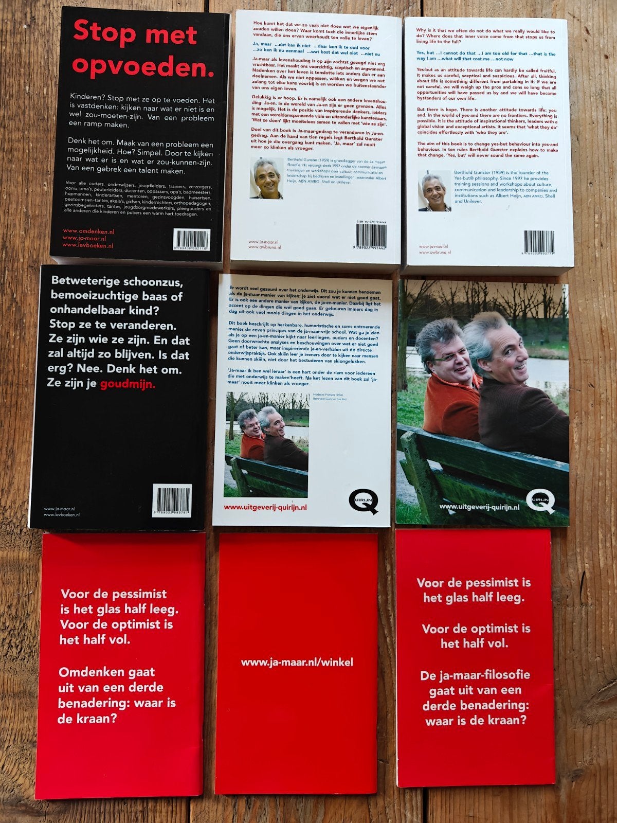 9 Boeken van Berthold Gunster., Ophalen of Verzenden, Zo goed als nieuw