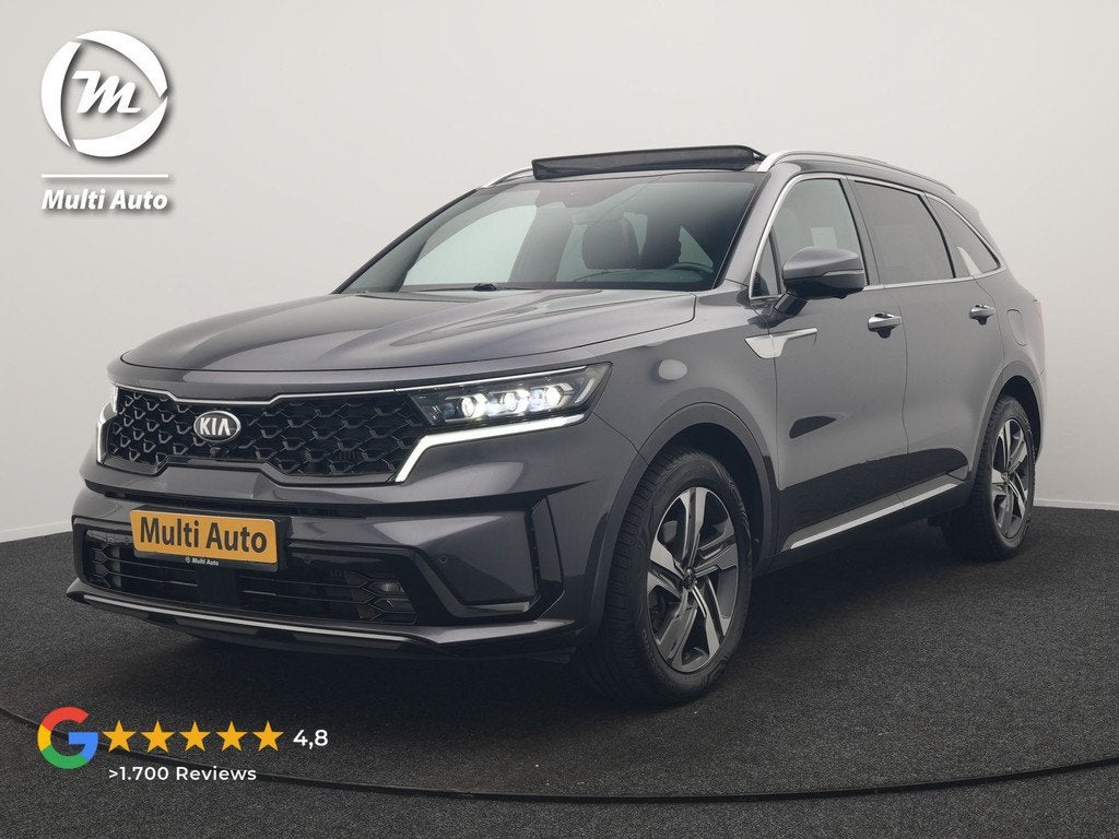 Kia Sorento 1.6 T-GDI 4WD ExecutiveLine PHEV 265pk Dealer O., Auto's, Kia, Gebruikt, Zwart, 4 cilinders, Hybride Elektrisch/Benzine