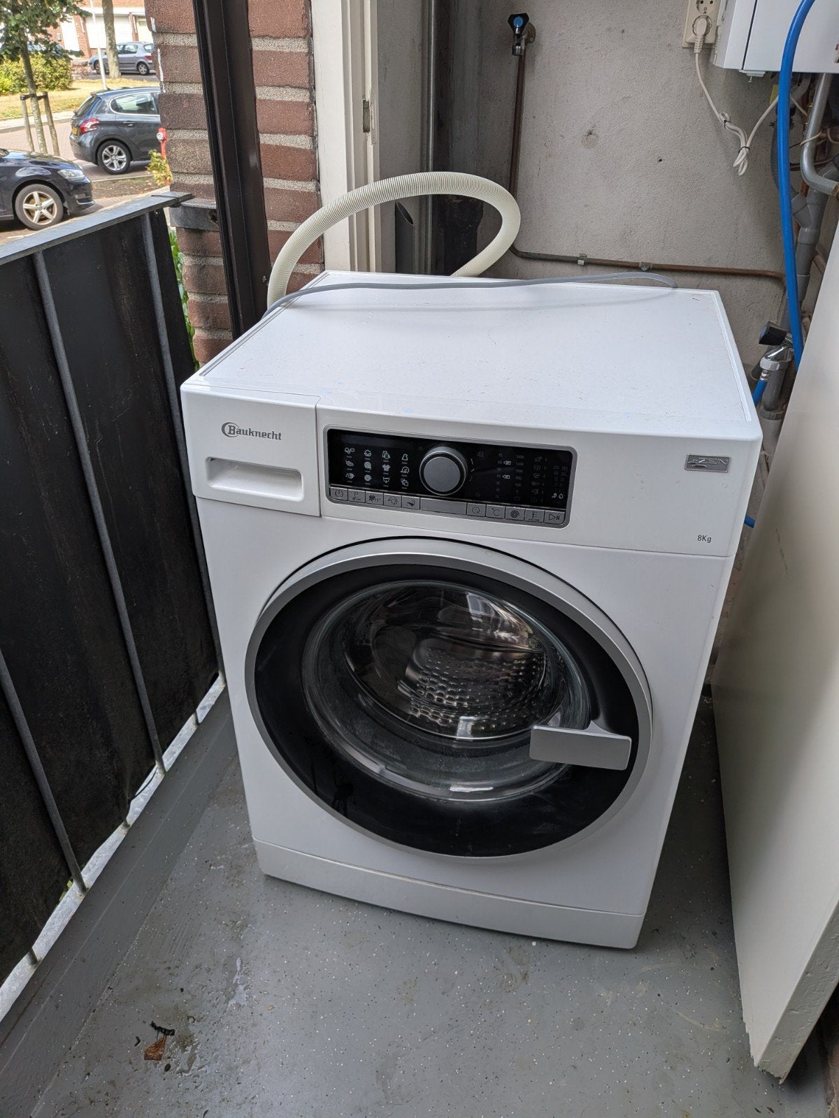 Bauknecht Voorlader Wasmachine 8kg - Zeer Goede Staat, Ophalen, 1200 tot 1600 toeren, 8 tot 10 kg, Zo goed als nieuw