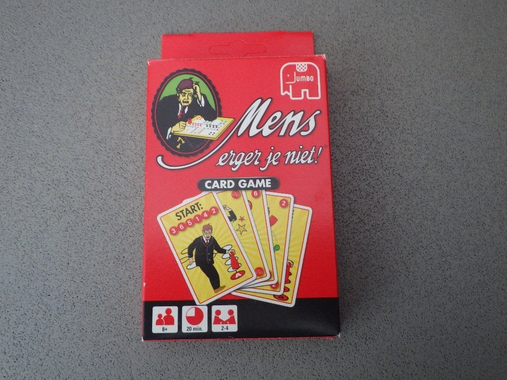 Mens erger je niet card game NIEUW, Hobby en Vrije tijd, Ophalen of Verzenden, Nieuw