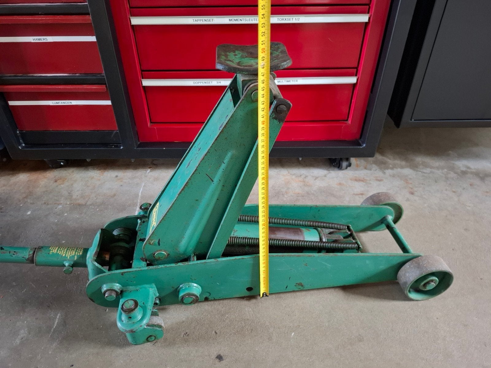 Compac garagekrik 1500kg, Ophalen, Gebruikt, Hydraulisch, Garagekrik