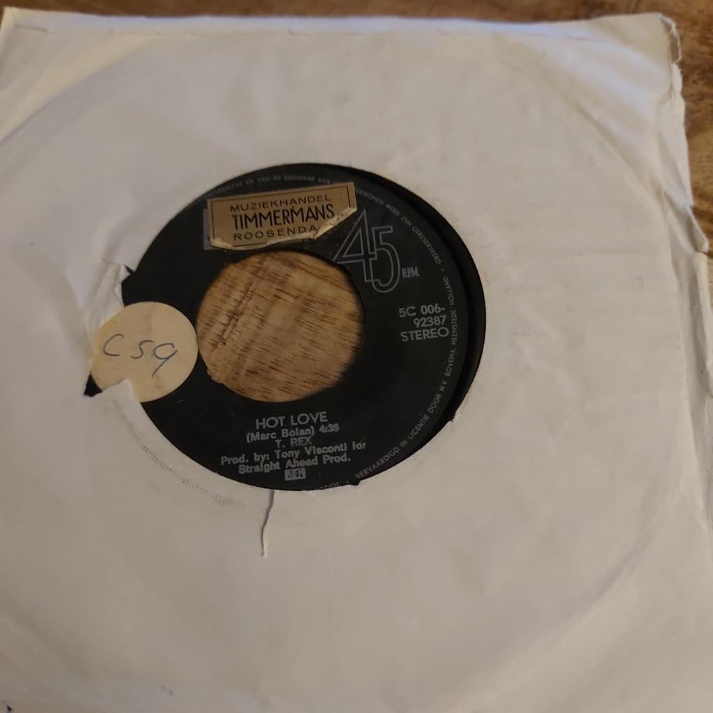 T-rex / hot love, Ophalen of Verzenden, Gebruikt, Pop