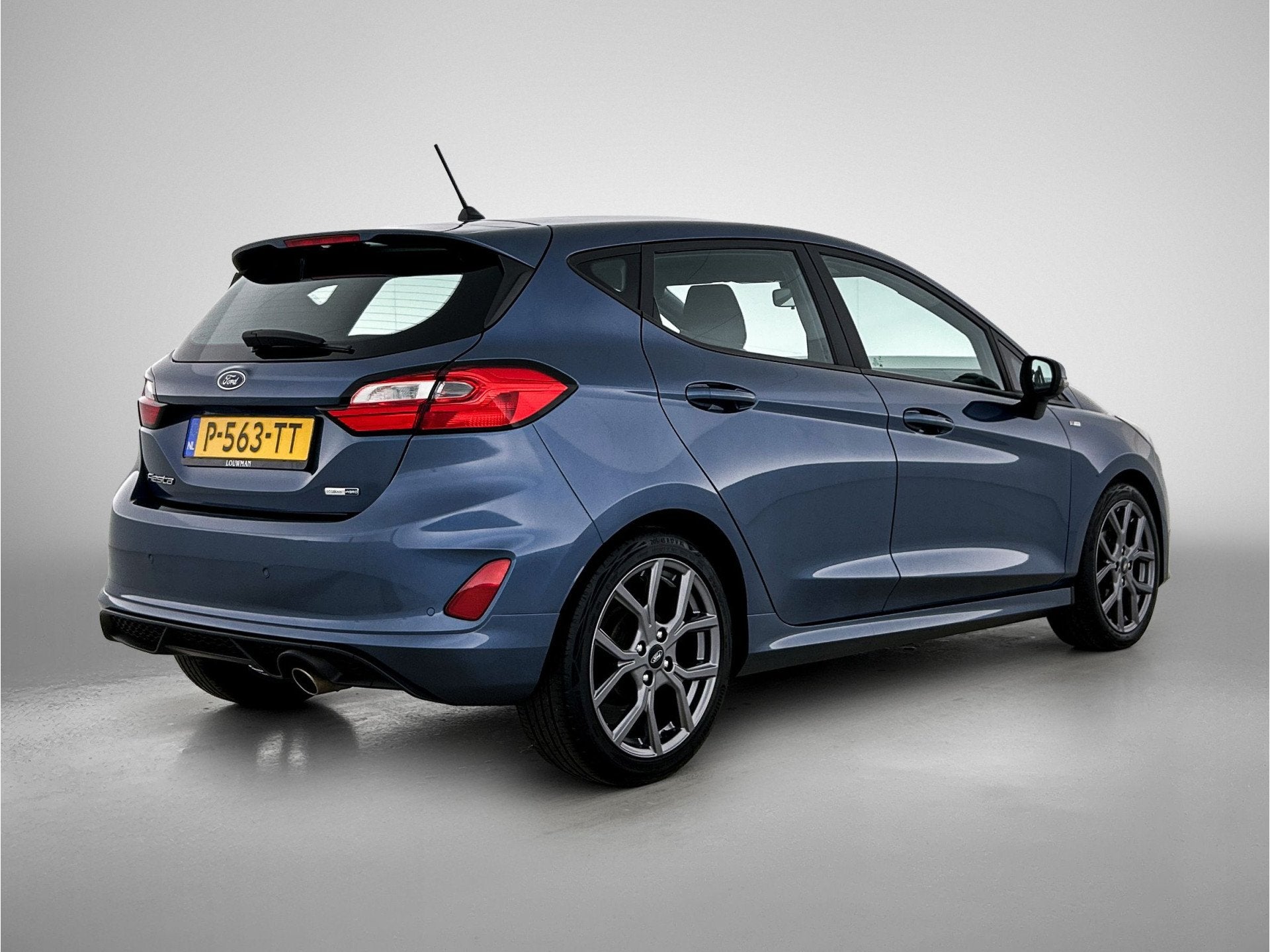 Ford Fiesta 1.0 EcoBoost Hybrid ST-Line | 125 PK! | Climate, Voorwielaandrijving, 12 maanden, Gebruikt, Blauw