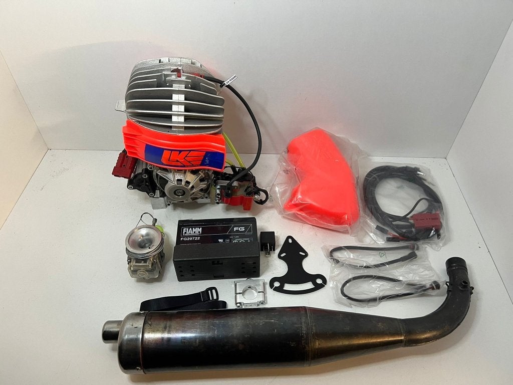 Motorset LKE R16 60CC compleet - Factory Tuned, Sport en Fitness, Karting, Ophalen, Zo goed als nieuw, Kart