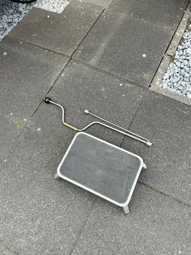 Caravan opstap+ doppen, Caravans en Kamperen, Caravan accessoires, Ophalen of Verzenden, Zo goed als nieuw