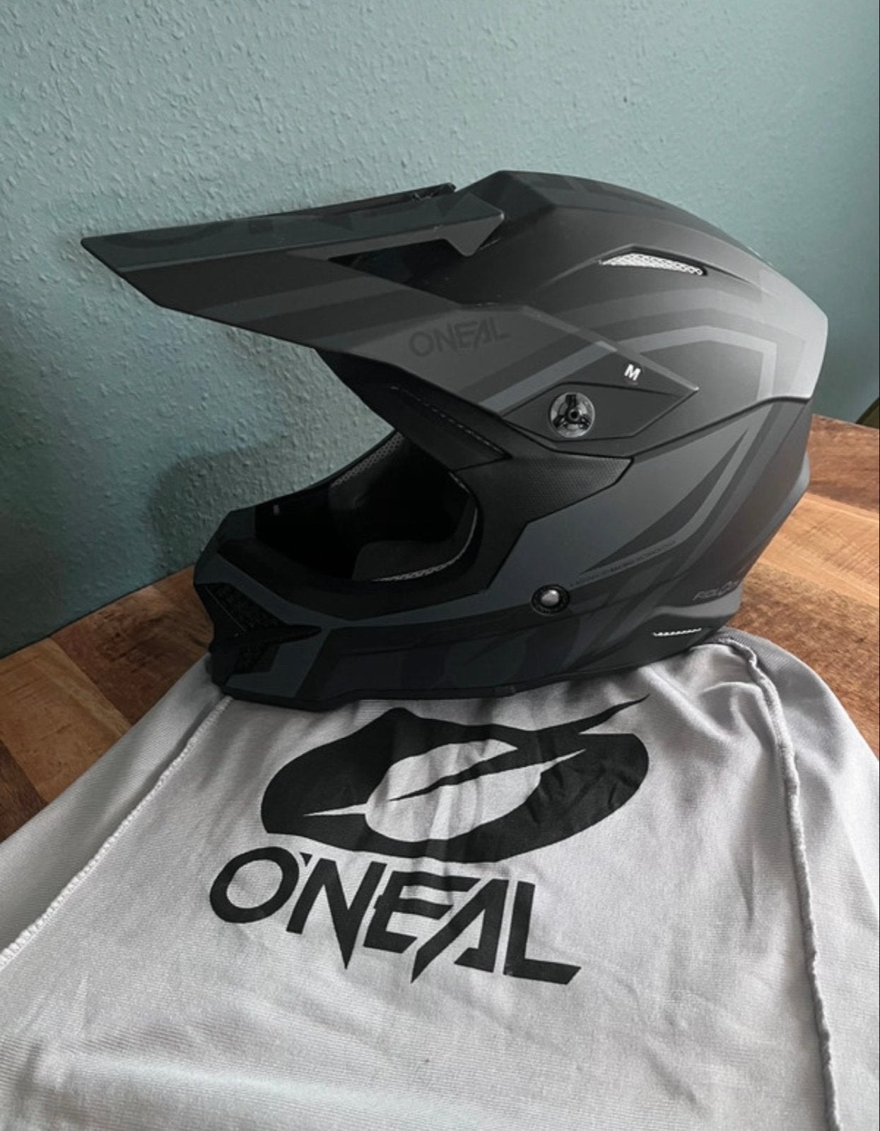 O'Neal Offroadhelm Maat M - Zwart/Grijs, Ophalen of Verzenden, Zo goed als nieuw, M, Heer of Dame
