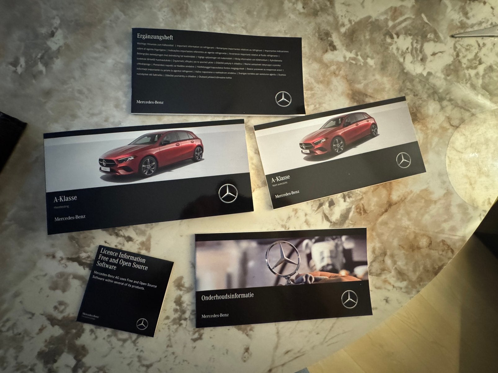 Handleiding W177/C118 Mercedes A / CLA + licentie CD, Ophalen of Verzenden
