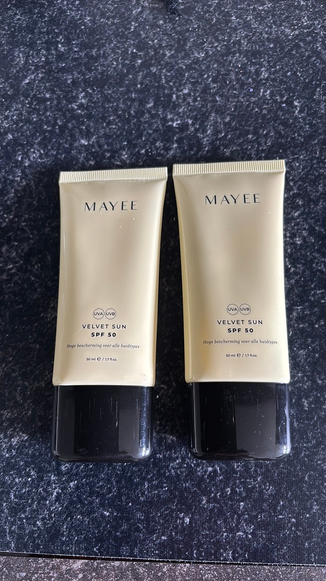 SPF 50 Mayee nieuw🌞, Sieraden, Tassen en Uiterlijk, Uiterlijk | Gezichtsverzorging, Ophalen of Verzenden, Zo goed als nieuw, Gehele gezicht