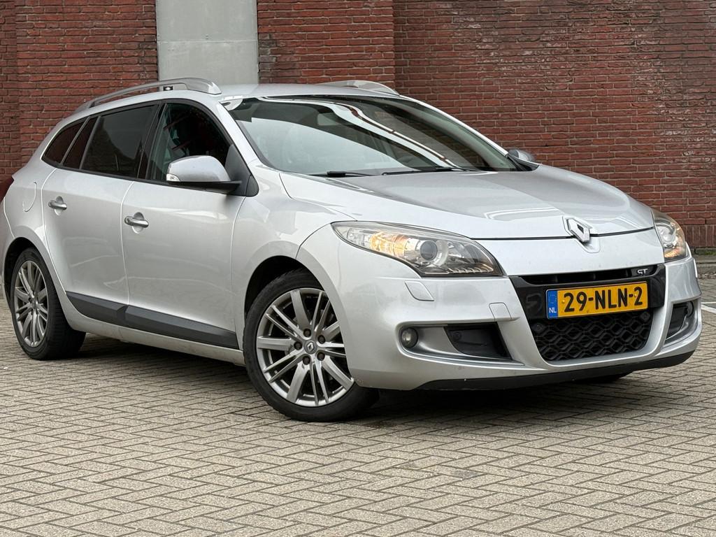 Renault Mégane Estate 2.0 TCe GT|180 PK|LEDER|NAVI|GOED-OND, Auto's, 730 kg, Gebruikt, 4 cilinders, Leder en Stof