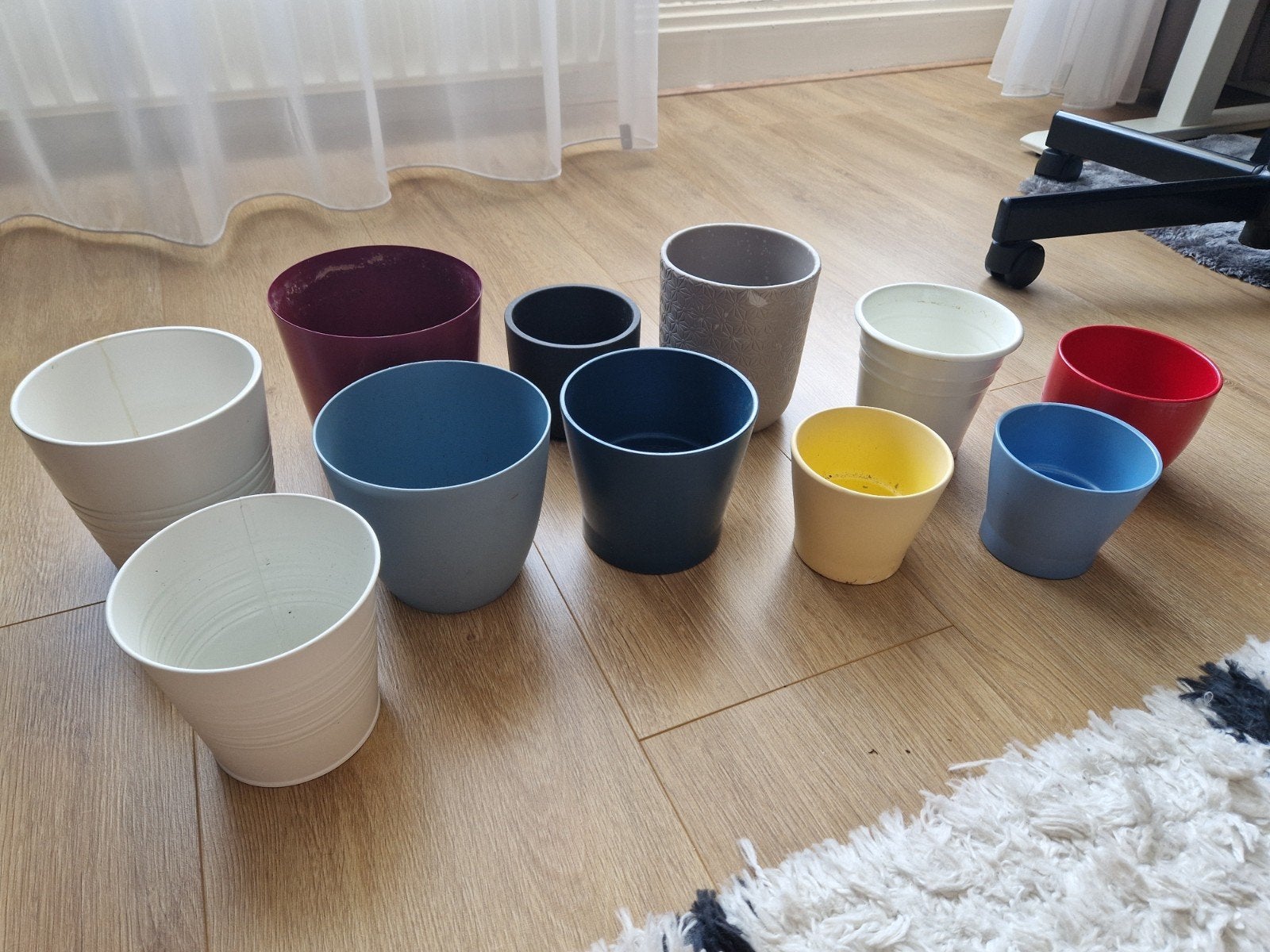 Diverse bloempotten te koop - per stuk of meerdere, Tuin en Terras, Bloempotten, Ophalen of Verzenden