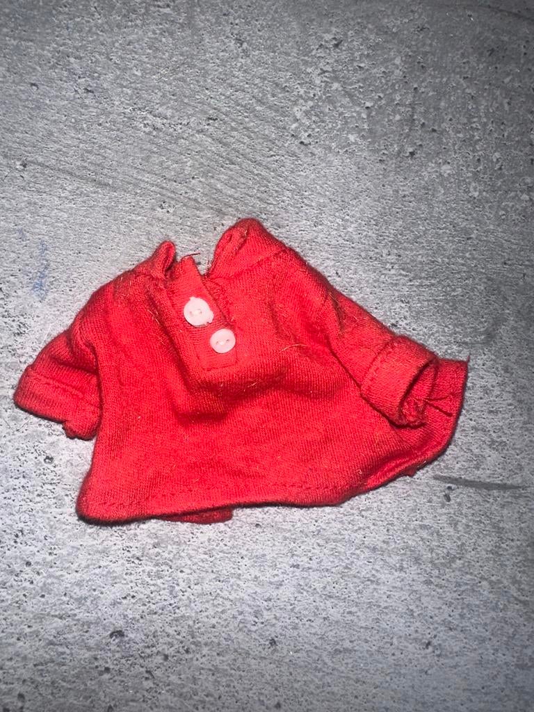 780 Barbie trui rood met knoopjes, Ophalen of Verzenden, Gebruikt