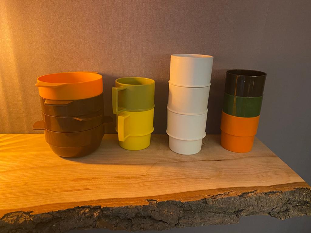 Retro camping servies, Ophalen, Zo goed als nieuw