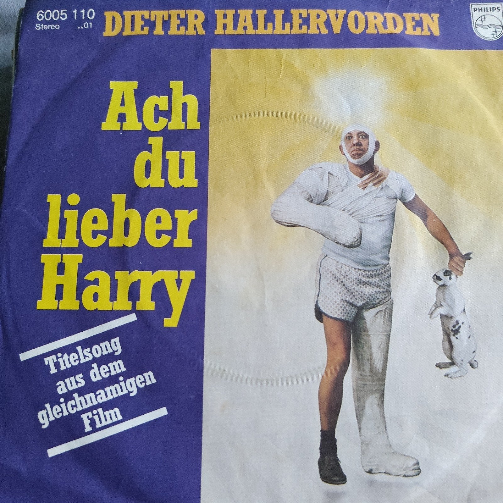 Dieter Hallervorden - Ach du lieber Harry (Single), Cd's en Dvd's, Ophalen of Verzenden, Gebruikt, 7 inch, Humor en Cabaret