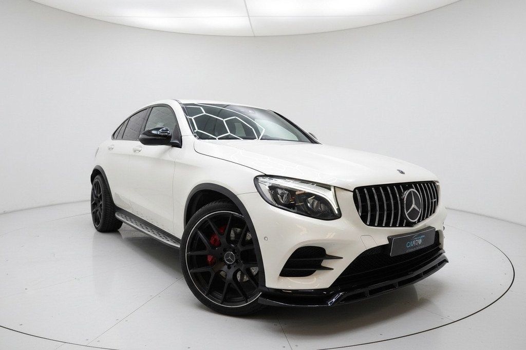 Mercedes-Benz GLC-klasse Coupé 300 4MATIC SCHUIFDAK SFEER, Auto's, Mercedes-Benz, Gebruikt, 4 cilinders, Wit, 245 pk