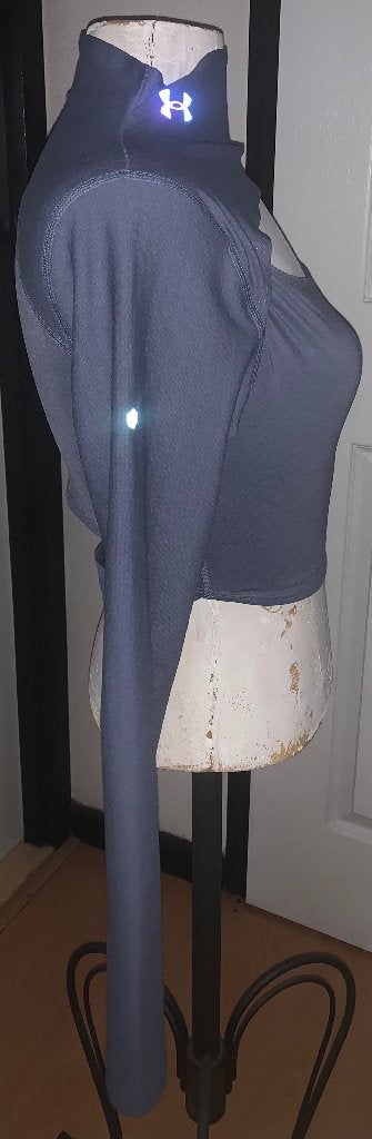 Underarmour Sport Top mt S/M, Zwart, Ophalen of Verzenden, Zo goed als nieuw, Lange mouw