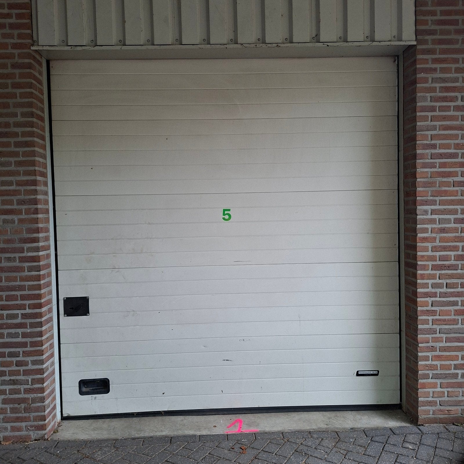 8 overhead deuren, Ophalen, Gebruikt, Garagedeur, Metaal