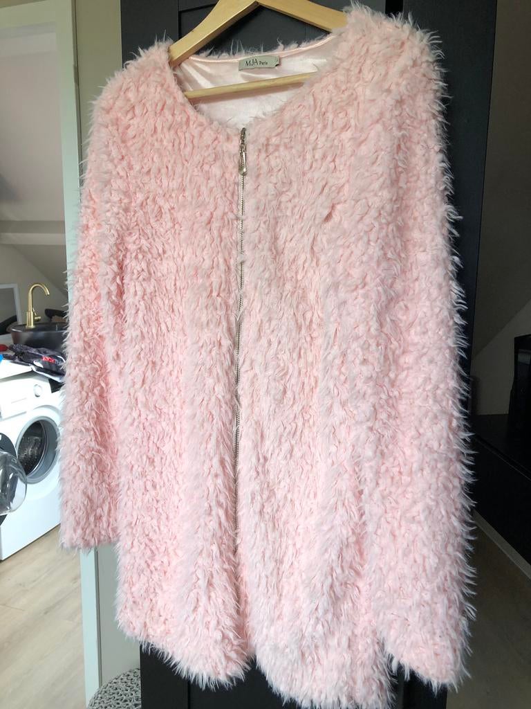 Zgan faux fur vest L, Ophalen of Verzenden, Zo goed als nieuw