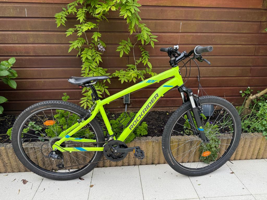 Rockrider st100 27,5 inch, Fietsen en Brommers, Fietsen | Mountainbikes en ATB, Gebruikt, Velgrem, Ophalen of Verzenden, Overige merken