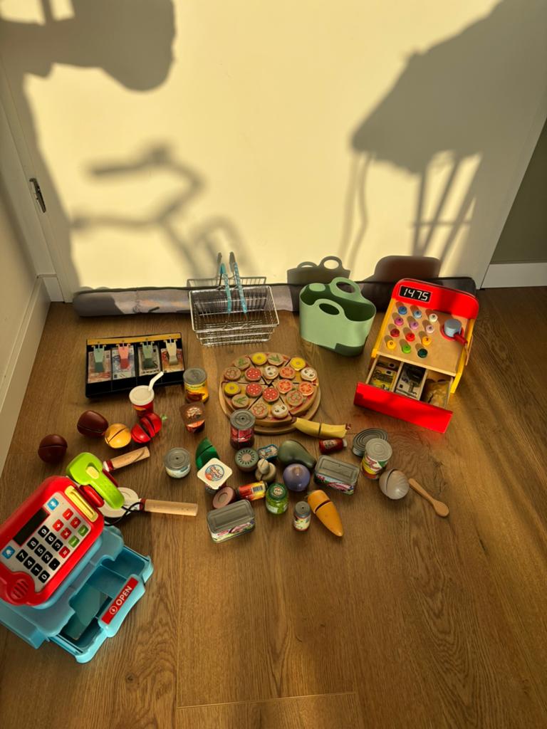 Boodschappen en Winkeltje Speelgoed 2.Kassa’s, Ophalen of Verzenden, Kunststof
