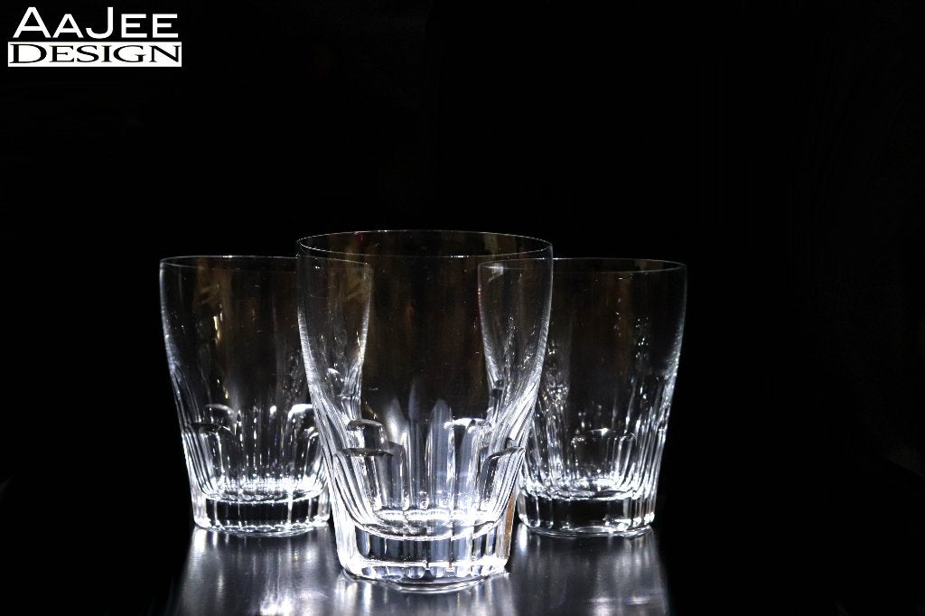 3 x Leerdam – Brioso waterglas – Kristal – A.D. Copier -1948, Verzamelen, Glas en Borrelglaasjes, Zo goed als nieuw, Waterglas